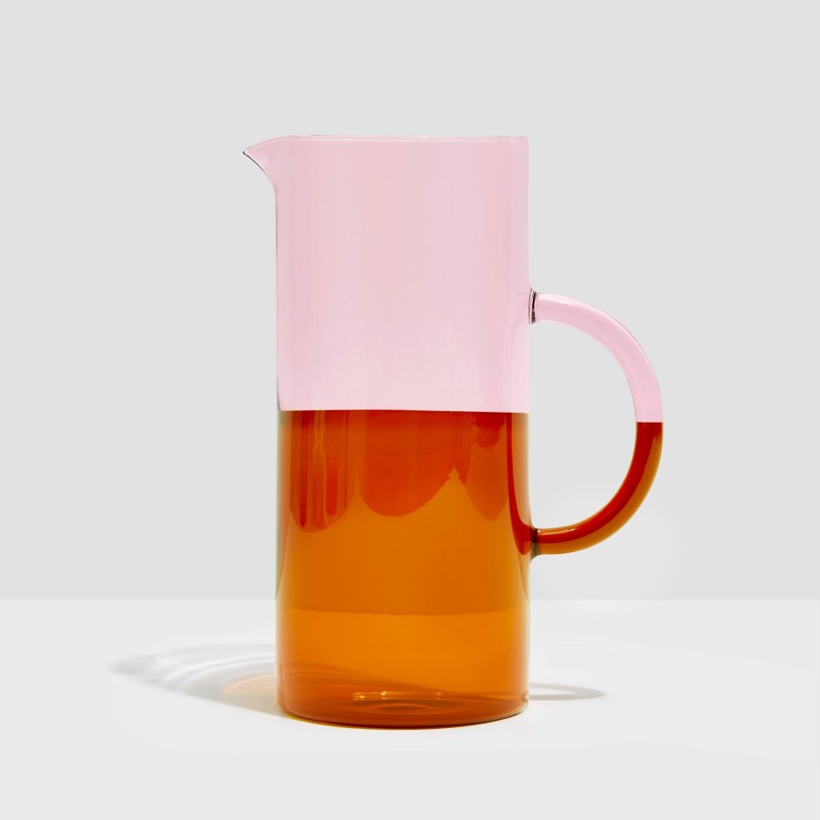 Drinkware Fazeek | Two Tone Pitcher - Pink + Amber