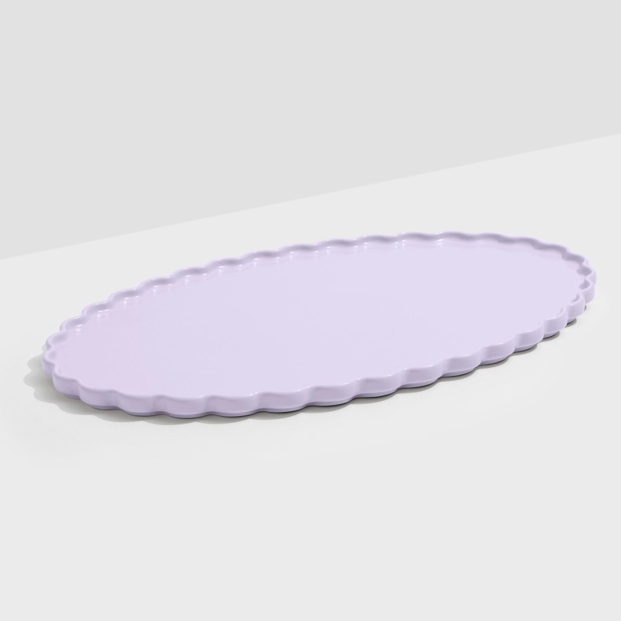 Dining Fazeek | Wave Oval Platter - Lilac